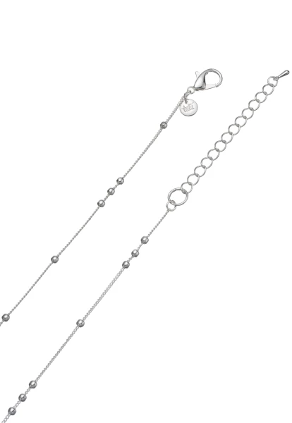 Leslii Lange Halskette Herz-Blatt Silber Bis zu 50% Rabatt
