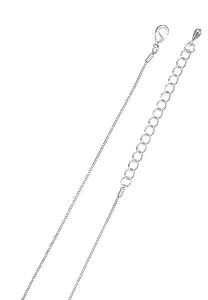 Leslii Lange Kette Tropfen in Silber Lila Black Friday Preise