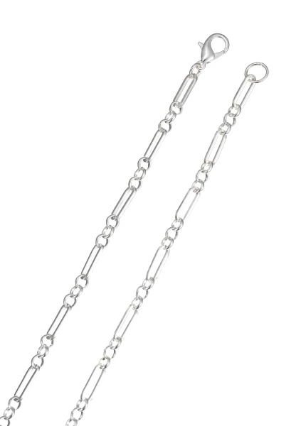 Leslii Lange Halskette Stone Silber Braun Schlussverkauf