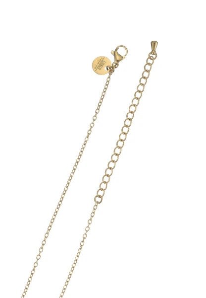 Leslii Lange Kette Blatt Edelstahl Gold Fabrik Onlineshop