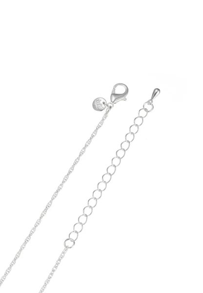 Leslii Lange Halskette Perlen Oval in Silber Flash Sale