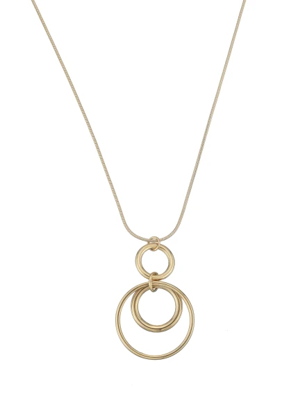 Leslii Lange Kette Ringe Edelstahl Gold Cyber Monday