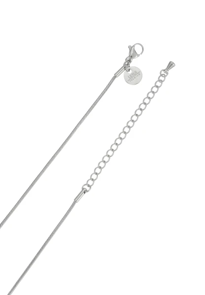 Leslii Lange Kette Ringe Edelstahl Silber Weihnachtsangebot