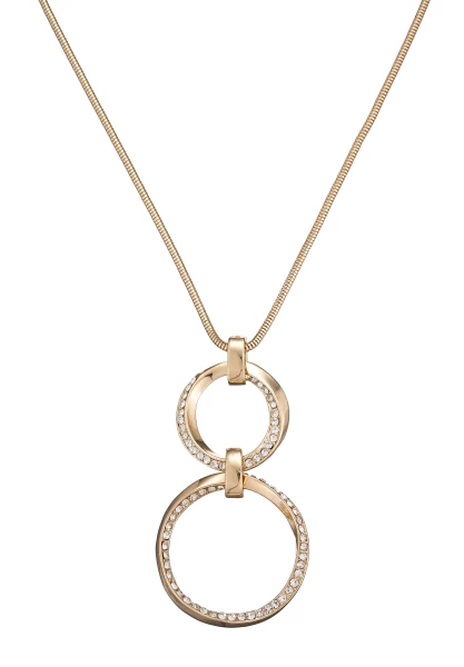 Leslii Lange Kette Glitzer Ringe Gold Osterangebot