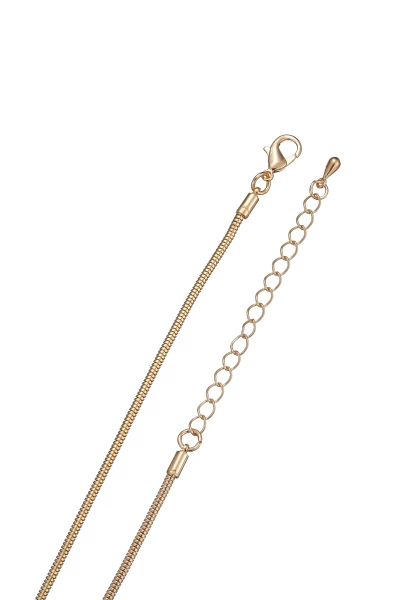 Leslii Lange Kette Glitzer Ringe Gold Osterangebot