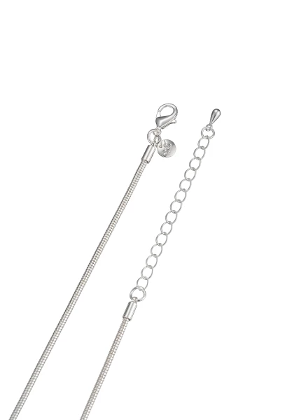 Leslii Lange Kette Glitzer Ringe Silber Muttertagsangebot