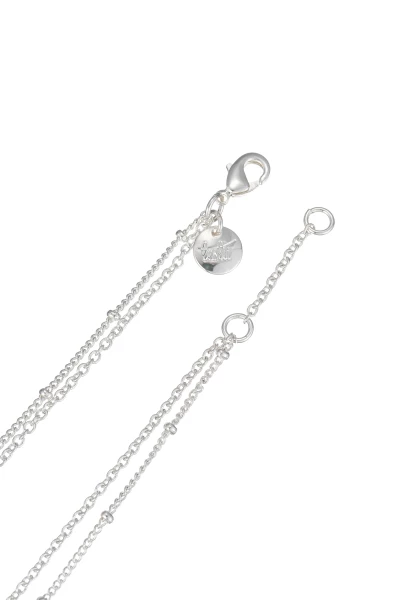 Leslii kurze Kette Recycled Herz versilbert Saisonale Angebote