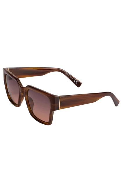 Leslii Sonnenbrille Retro Look Damen Sunglasses Designerbrille in Braun Super Sparpreis
