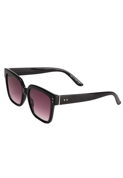 Leslii Sonnenbrille Big Retro Damen Sunglasses Designerbrille in Schwarz Wochenangebot