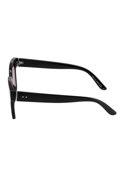 Leslii Sonnenbrille Big Retro Damen Sunglasses Designerbrille in Schwarz Wochenangebot