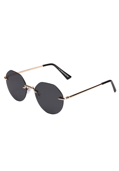 Leslii Sonnenbrille rahmenlose Damen Sunglasses Designerbrille rhimless in Gold Kostenlose Rückgabe
