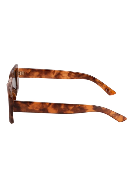 Leslii Sonnenbrille 90ies eckige Brille Damen Sunglasses Designerbrille in Braun Neueste Stile