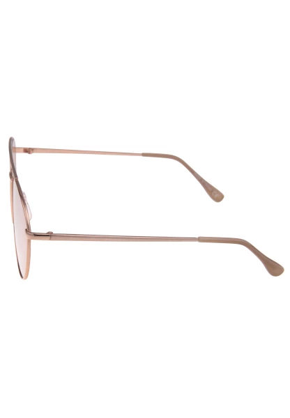 Leslii Sonnenbrille Damen Piloten-Brille Doppelsteg Designerbrille Sunglasses Metall Roségold Zeitbegrenzte Promotion