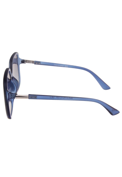 Leslii Sonnenbrille Damen Square eckig blaue Designerbrille Sunglasses Kunststoff Metall Blau Bis zu 50% Rabatt