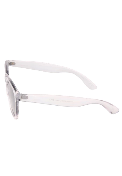 Leslii Sonnenbrille Damen Smart transparente Sonnenbrille Designerbrille Sunglasses Kunststoff Klar 50% Rabatt mit kostenlosem Versand