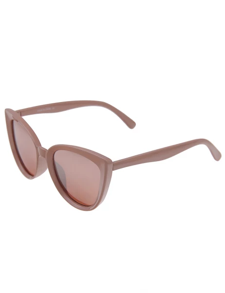 Leslii Sonnenbrille Cateye Damen Sunglasses Designerbrille in Altrosa 2025