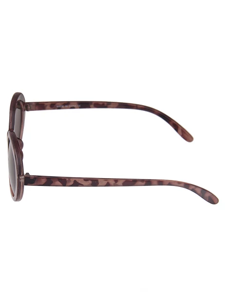 Leslii Sonnenbrille Retro Horn-Look Damen Sunglasses Designerbrille in Braun Outlet