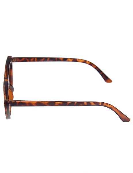 Leslii Sonnenbrille Butterfly Horn-Look Retro Damen Sunglasses Designerbrille in Braun Verkauf