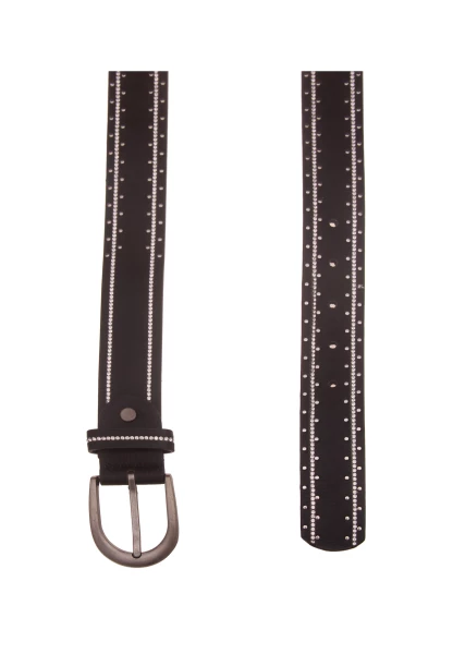 Leslii Damen-Gürtel Strass-Gürtel schwarzer Gürtel Glitzer-Gürtel Breite 3,5cm schwarz Neueste Mode