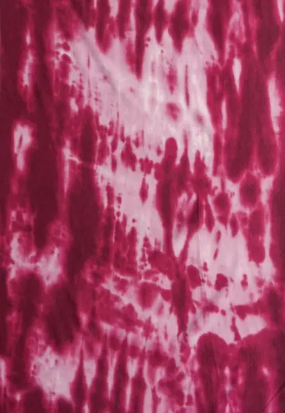 Leslii Schal Fransen Batik Dunkelrot Rosa Weihnachtsangebot