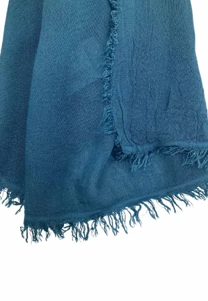 Leslii Schal Uni Viskose Bambus Natur-Schal einfarbig nachhaltig Bamboo Indoor Schal Petrol Exklusive Angebote