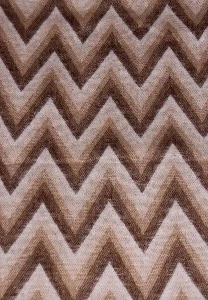 -50% SALE Leslii Schal Zickzack-Muster gemusterter Fransen-Schal Muster-Schal in Braun Beige Nur für heute