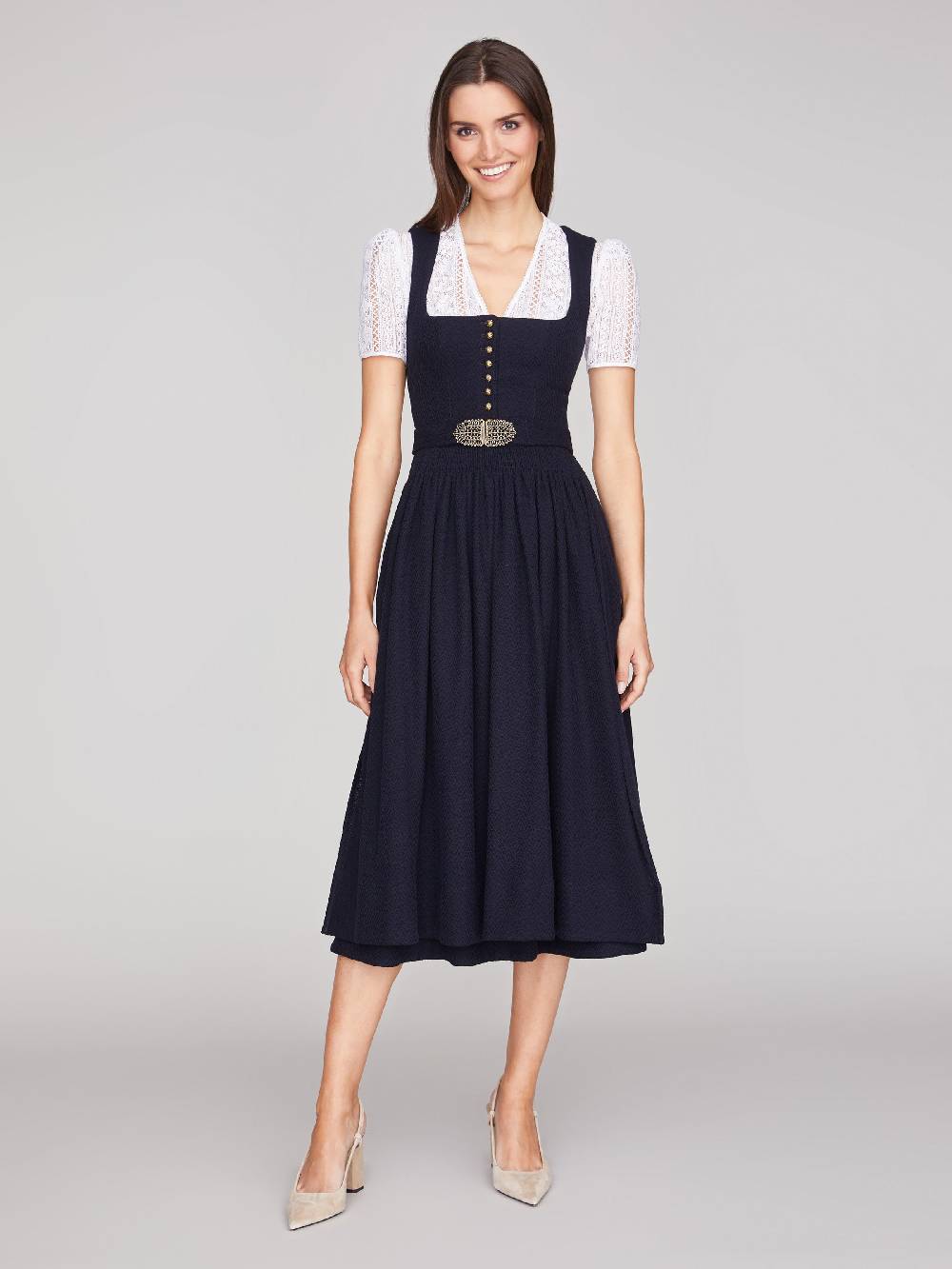 Limberry Nachtblaues Dirndl - MONIKA NACHTBLAU Top Angebot