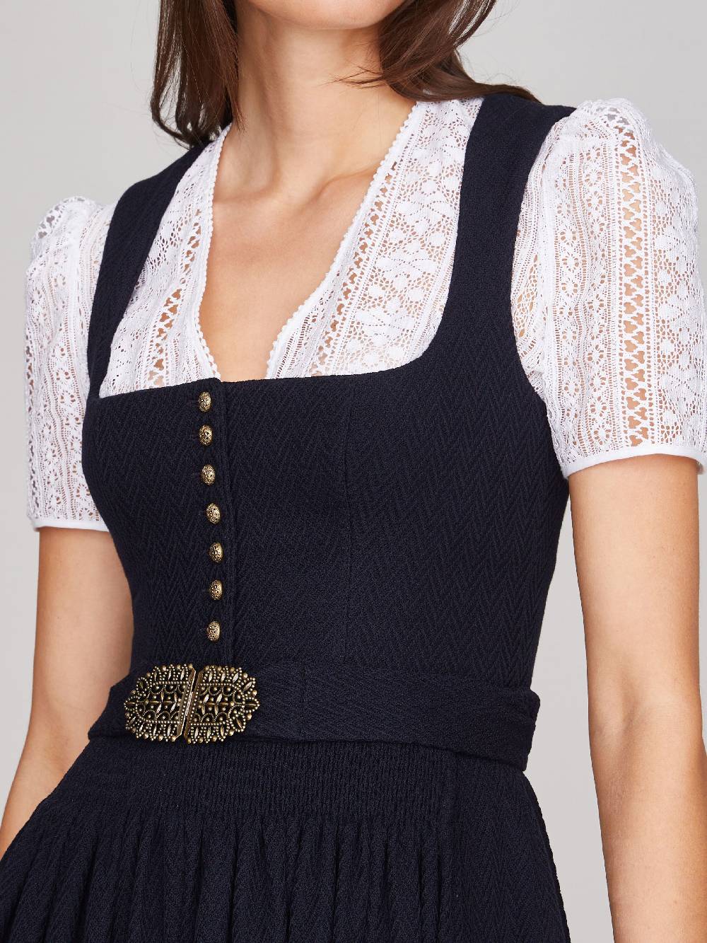 Limberry Nachtblaues Dirndl - MONIKA NACHTBLAU Top Angebot