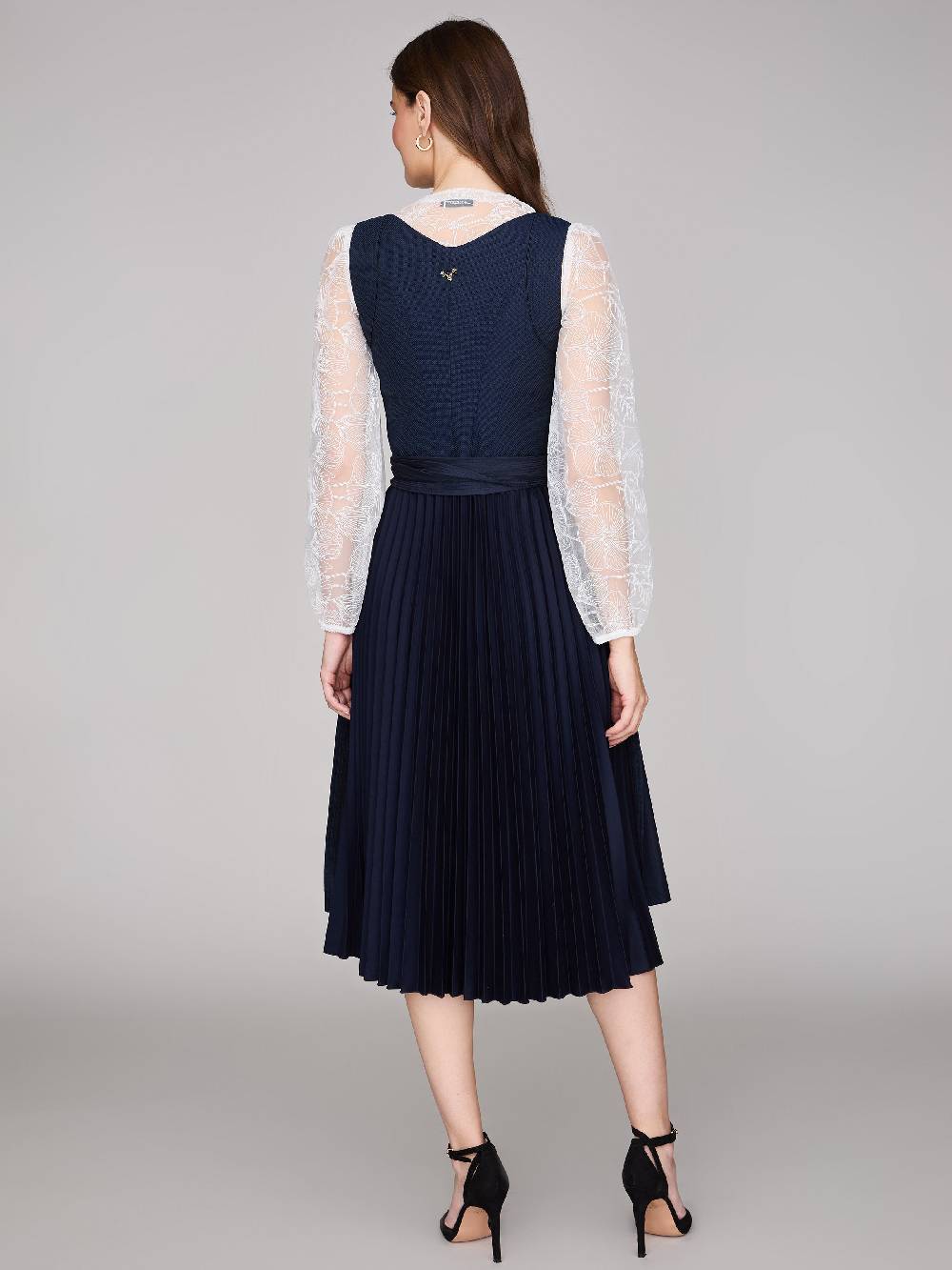 Limberry Royalblaues Dirndl mit plissiertem Rock - HEDI PLISSEE ROYAL BLUE Kauf eins, bekomm eins gratis