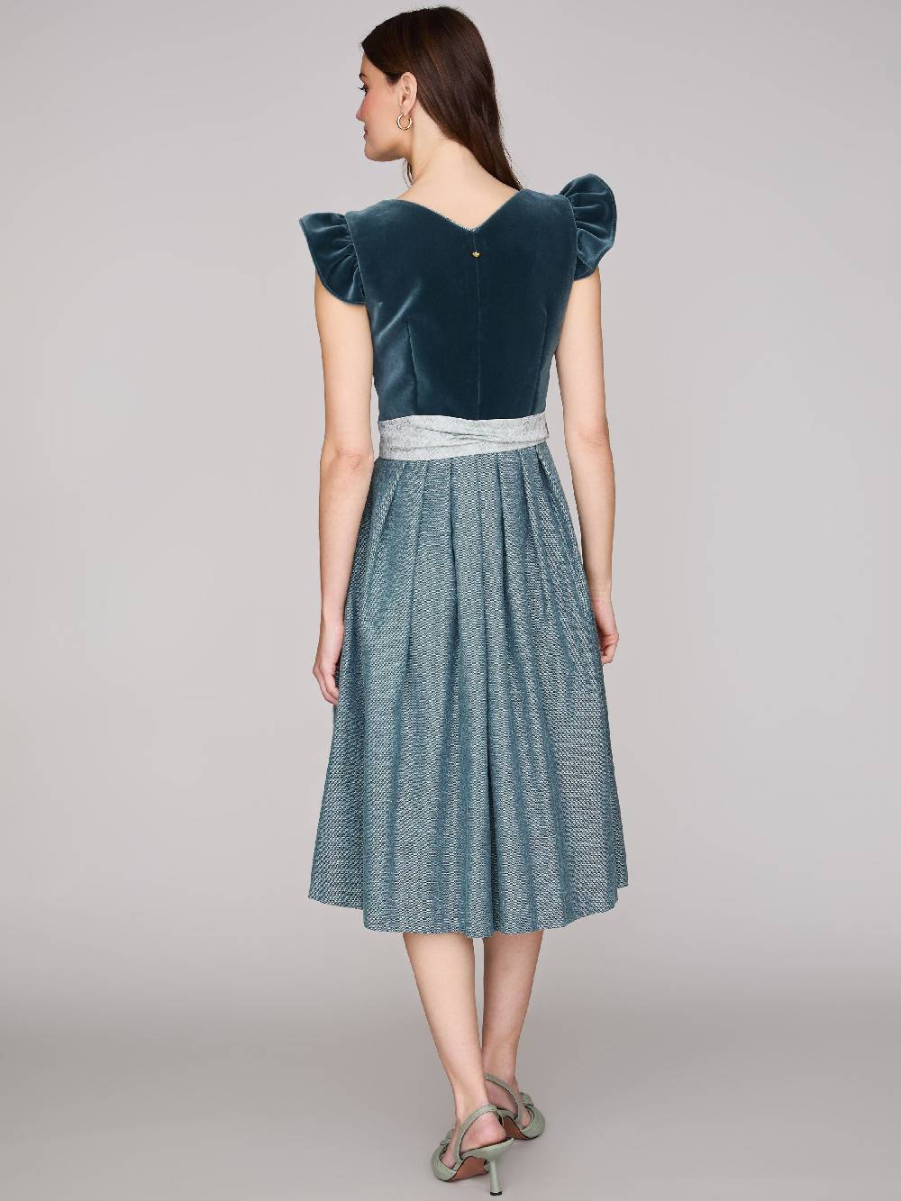 Limberry Samtdirndl mit abknöpfbarem Arm - MELISSA EUCALYPTUS Super Sparpreis