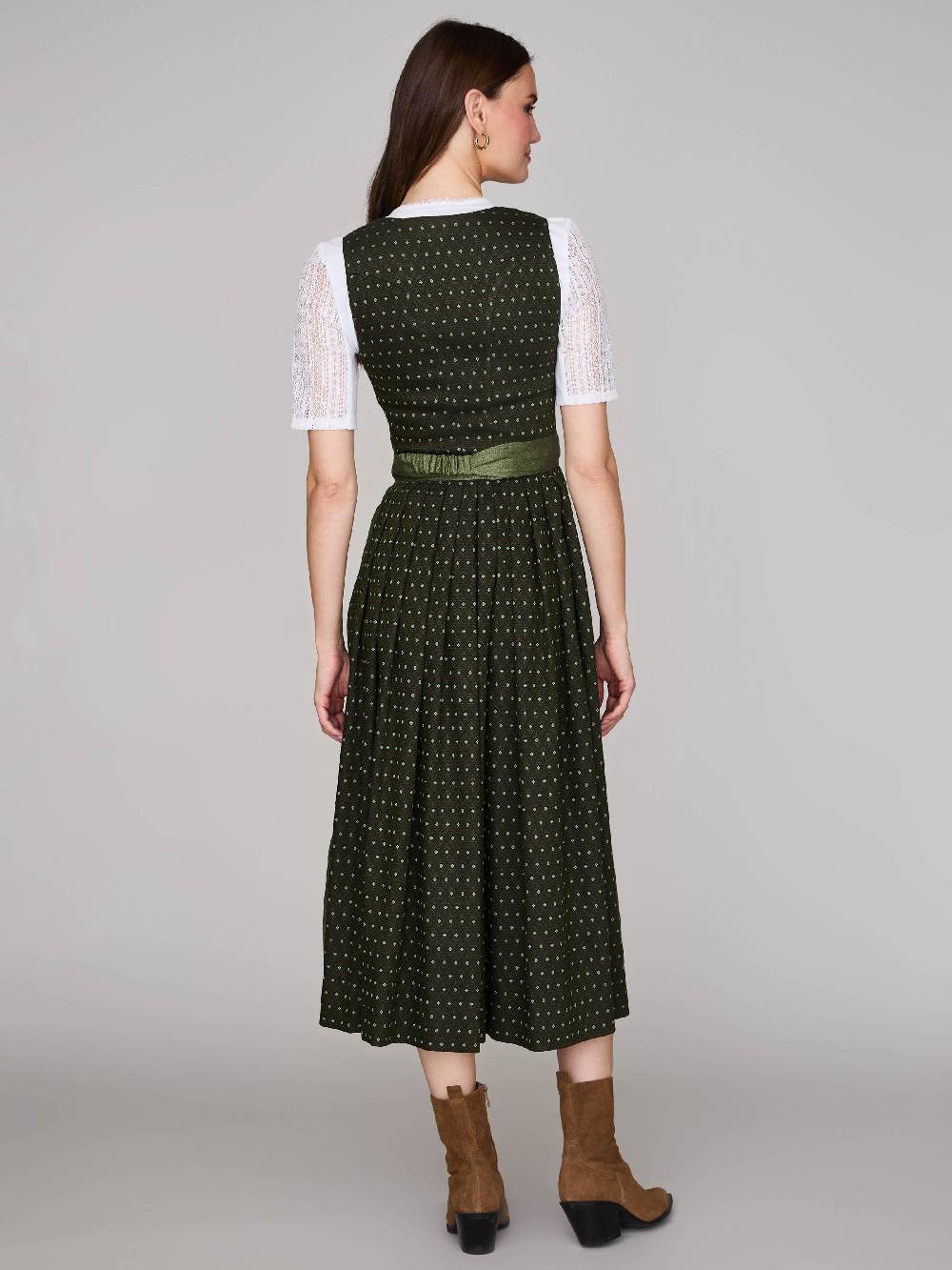 Limberry Grünes Dirndl mit Streublumenmuster - MONIKA JAGDGRÜN JETZT KAUFEN