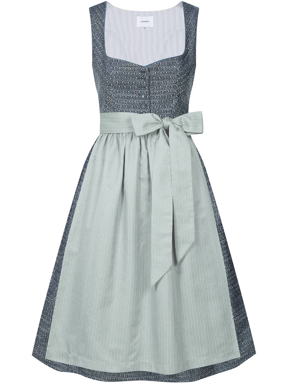 Limberry Blaues Dirndl mit Knöpfen - JOSIE STORMY SKY Bis zu 50% Rabatt