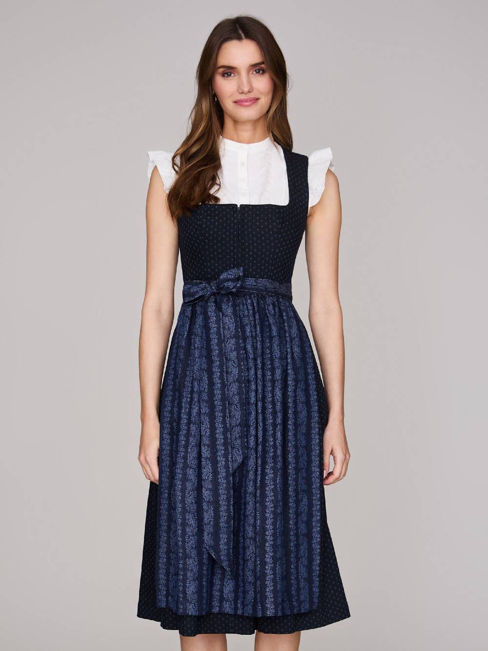 Limberry Dunkelblaues Dirndl mit Streublumen - VERA BLUE GRAPHITE Discount Store für neue Produkte
