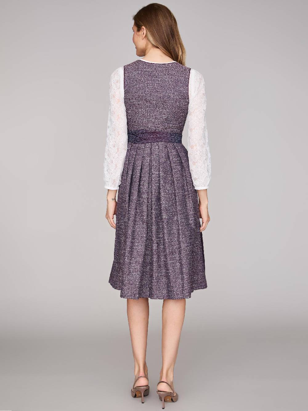 Limberry Beerenfarbenes Dirndl mit Knöpfen - JOSIE BLACKBERRY CORDIAL Black Friday Preise