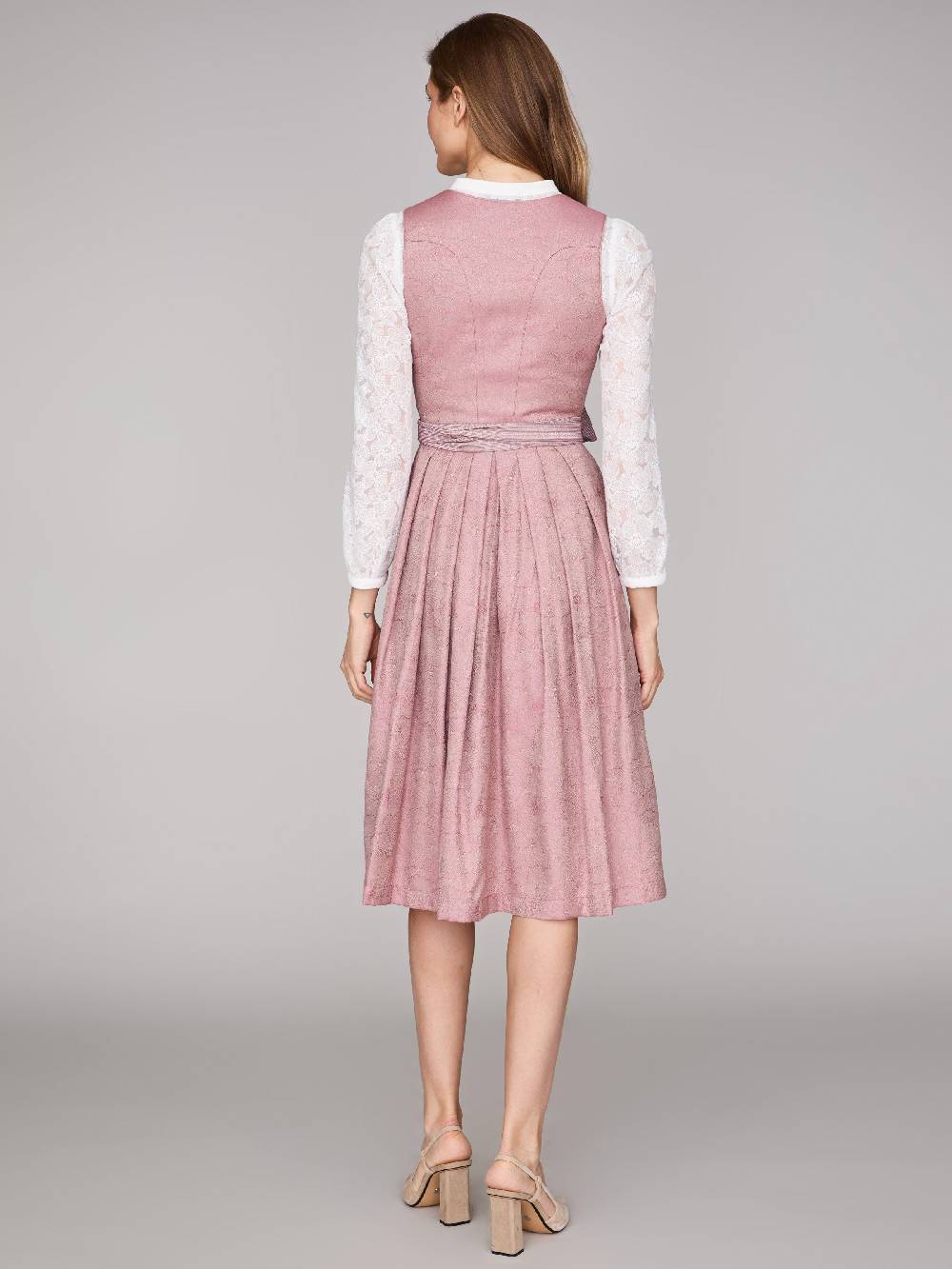Limberry Rosa-farbenes Dirndl mit Knöpfen - FELICITY ASH ROSE Rabatte dieses Monats