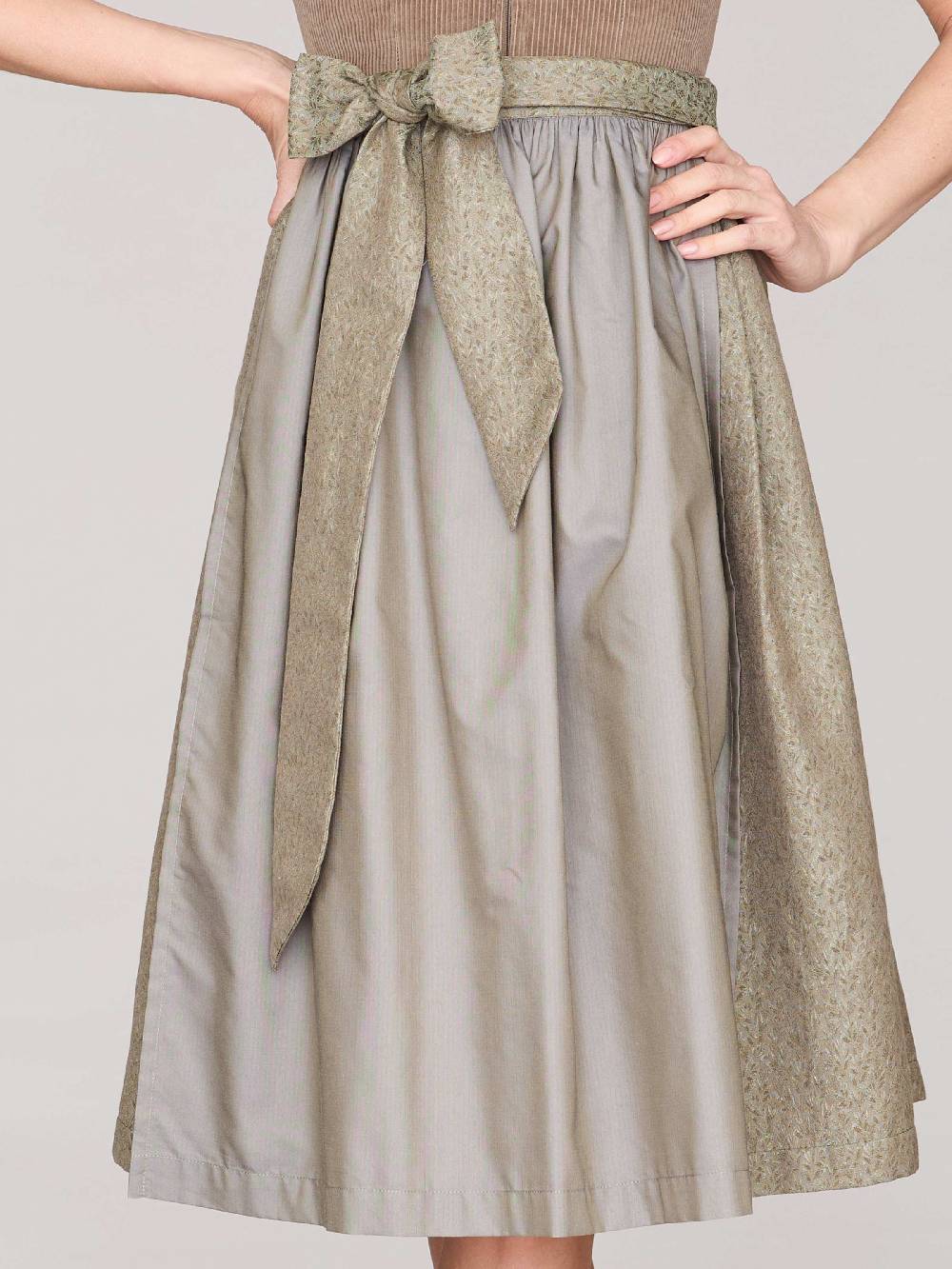 Limberry Braunes Dirndl mit Cord-Mieder - TIA DESERT TAUPE Verkauf