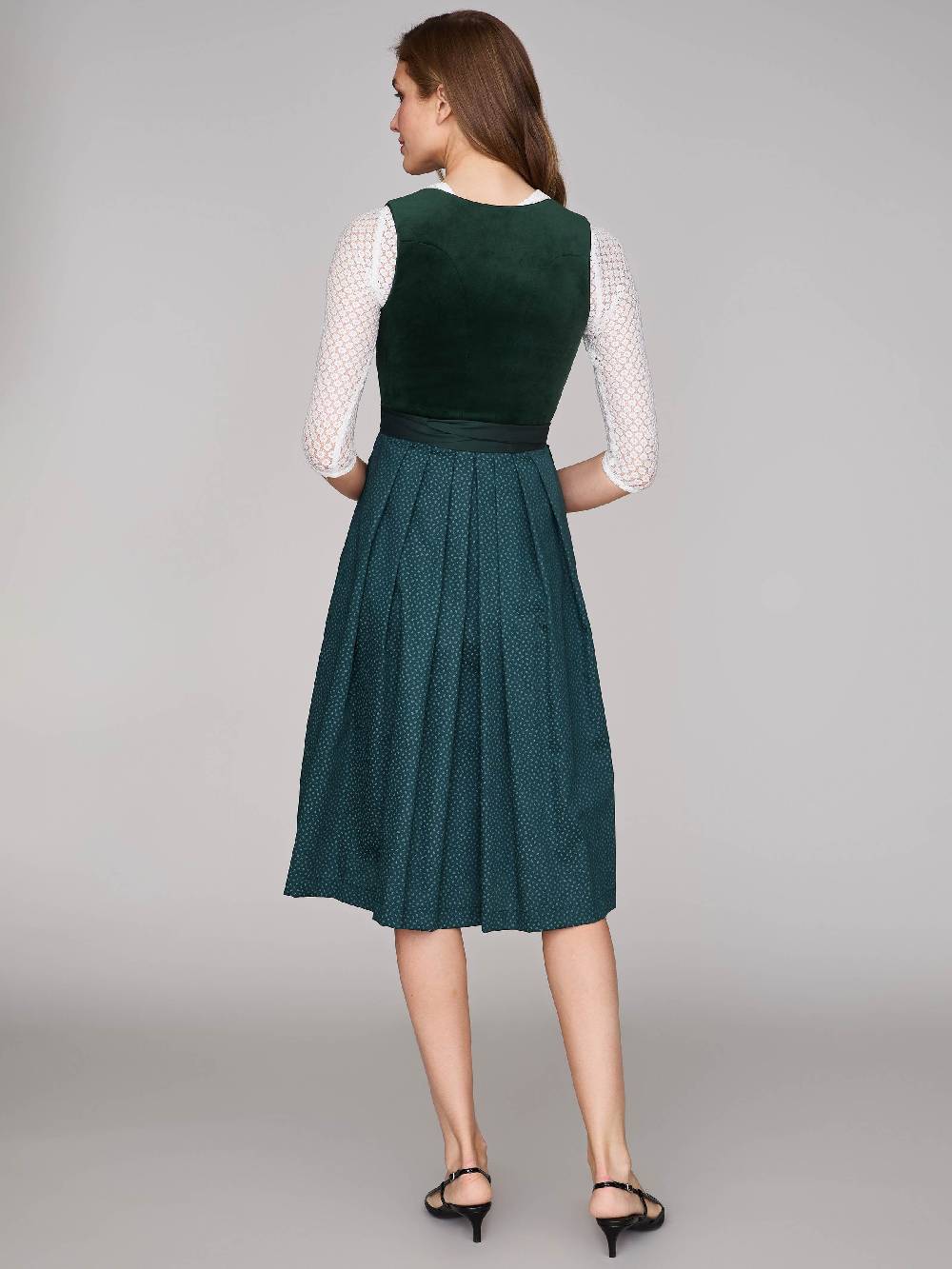 Limberry Dunkelgrünes Dirndl mit Samt-Mieder - CLARISSA PINE GROVE Hotsell