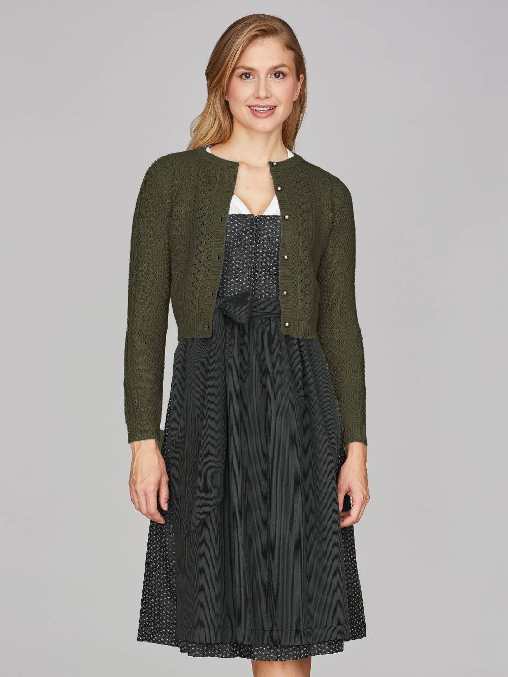 Limberry Olivgrüne Strickjacke - EVI Blitzverkäufe