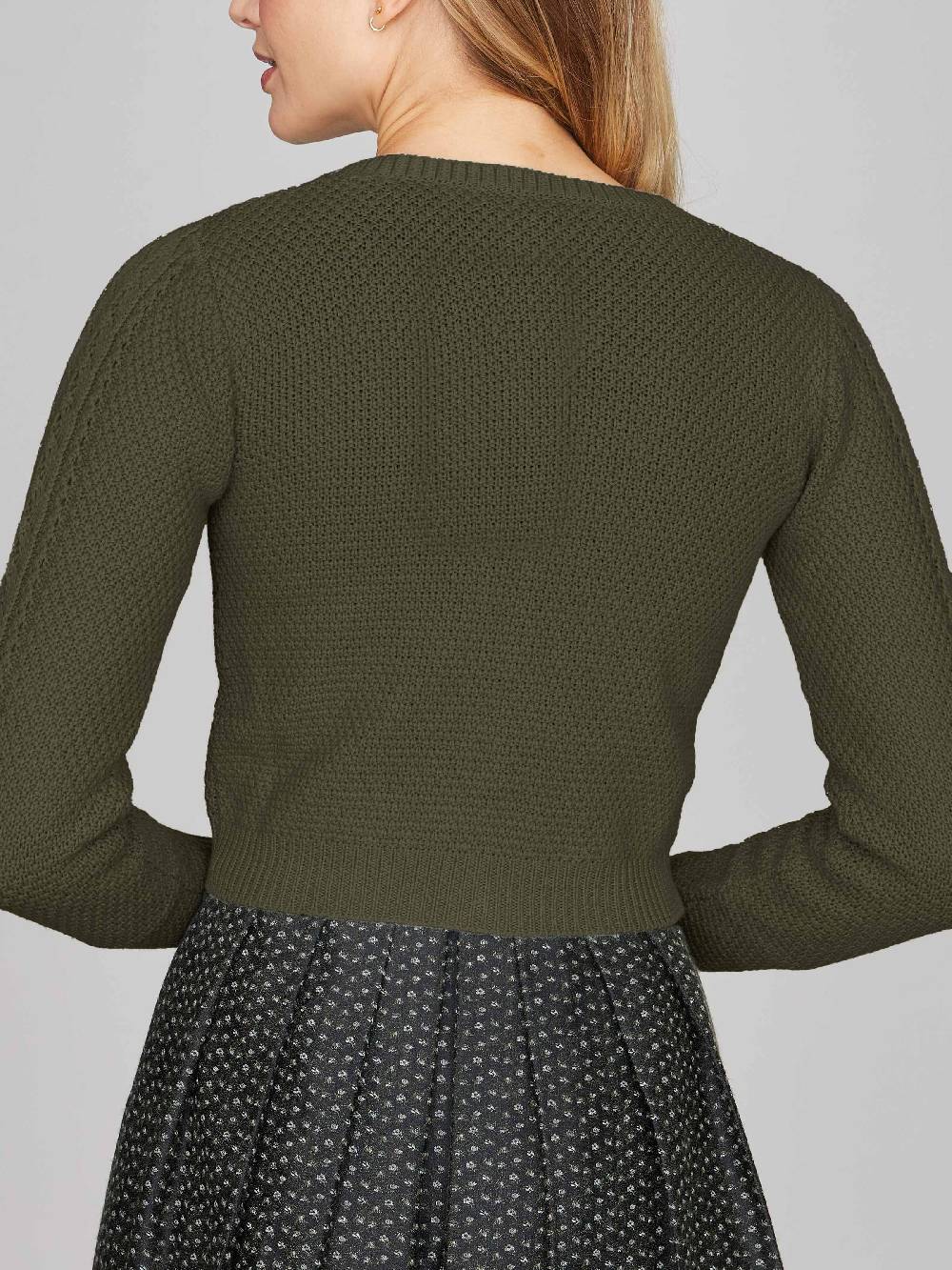 Limberry Olivgrüne Strickjacke - EVI Blitzverkäufe