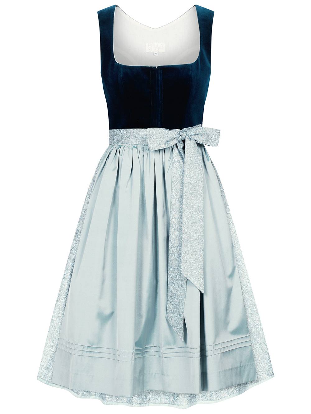 Limberry Mintfarbenes Dirndl mit Samt-Mieder - MIMI Großer Ausverkauf