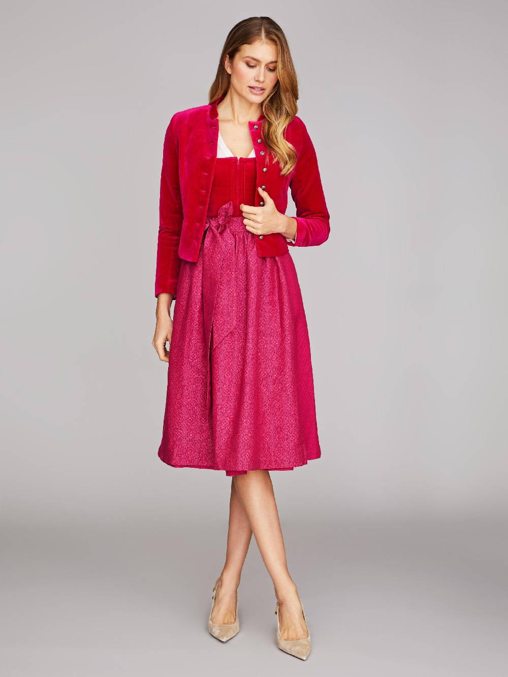 Limberry Pinker Trachtenjanker aus Samt - PHILIPPA MULBERRY Weihnachtsangebot