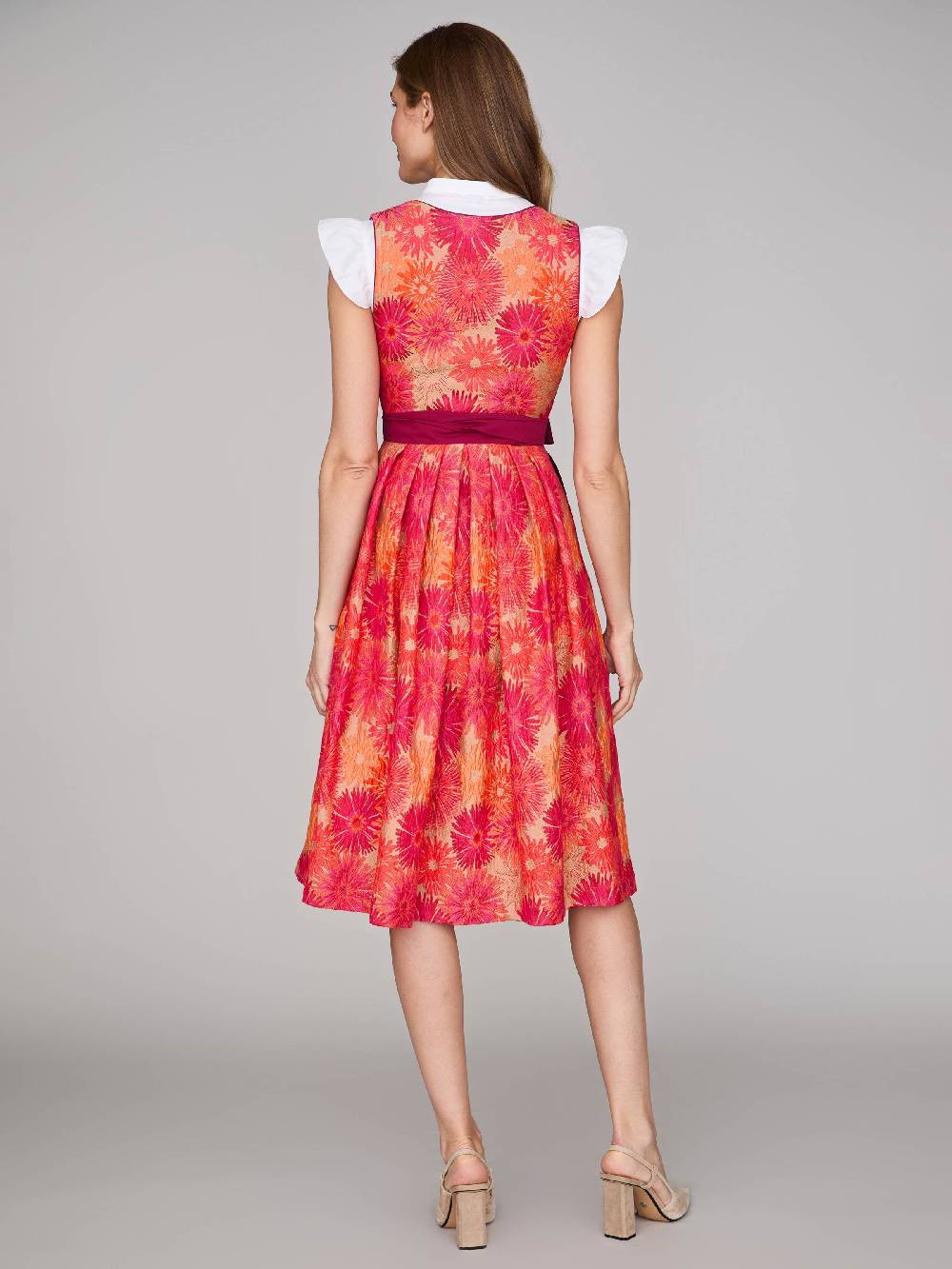 Limberry Pinkes Dirndl mit Blumenmuster - DAHLIA GERANIUM Osterangebot