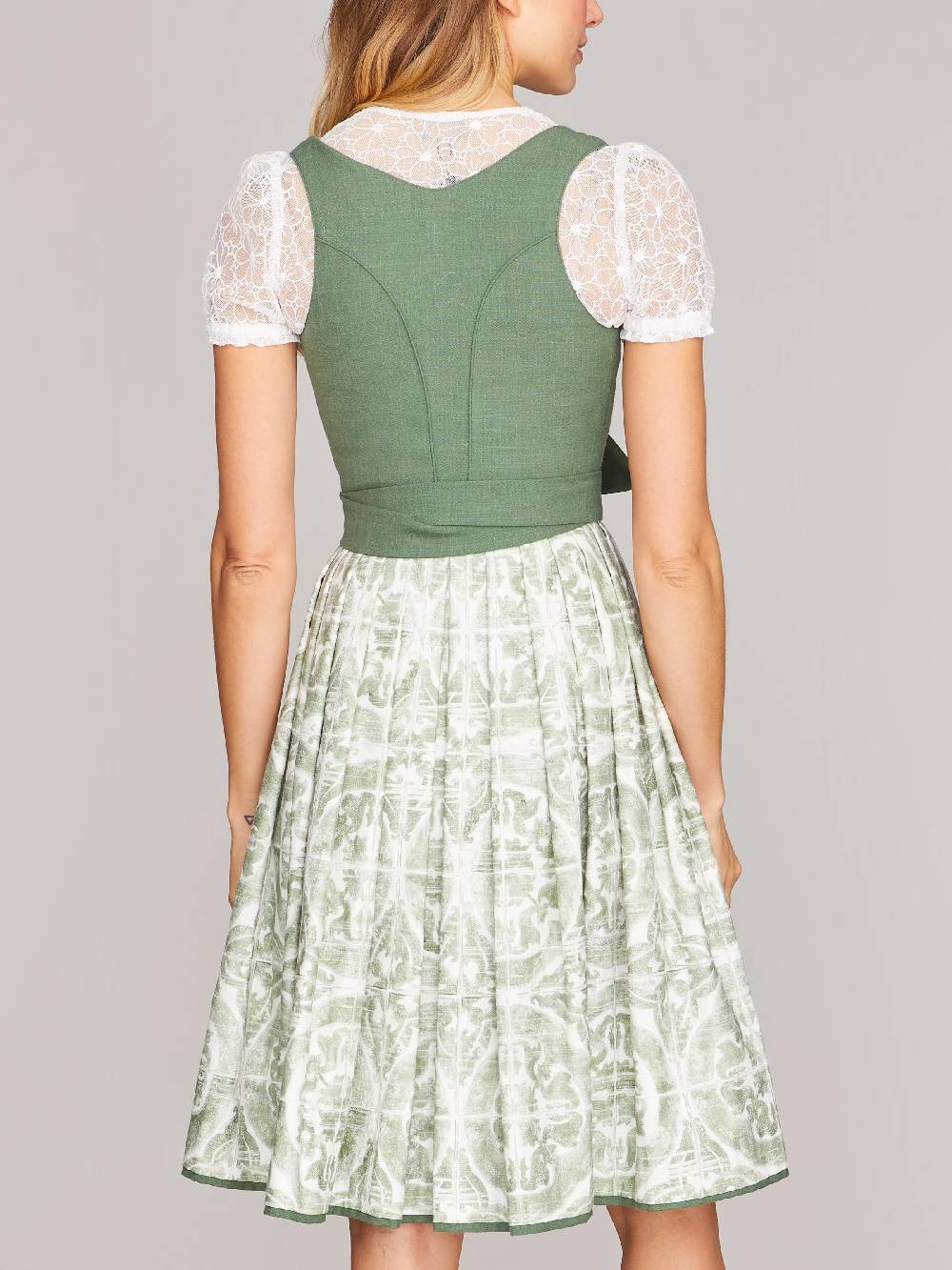 Limberry Grünes Dirndl mit Knöpfen - CAROLINE Jubiläumsangebot