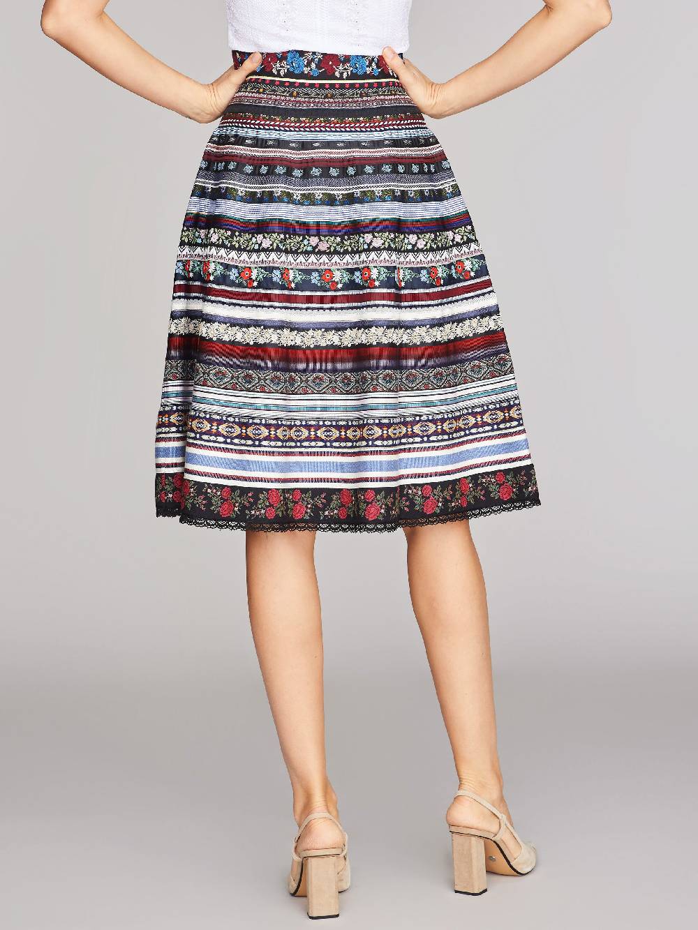 Limberry Dunkler Bänderrock - RIBBON SKIRT NIGHTSHADE Heißer Verkauf