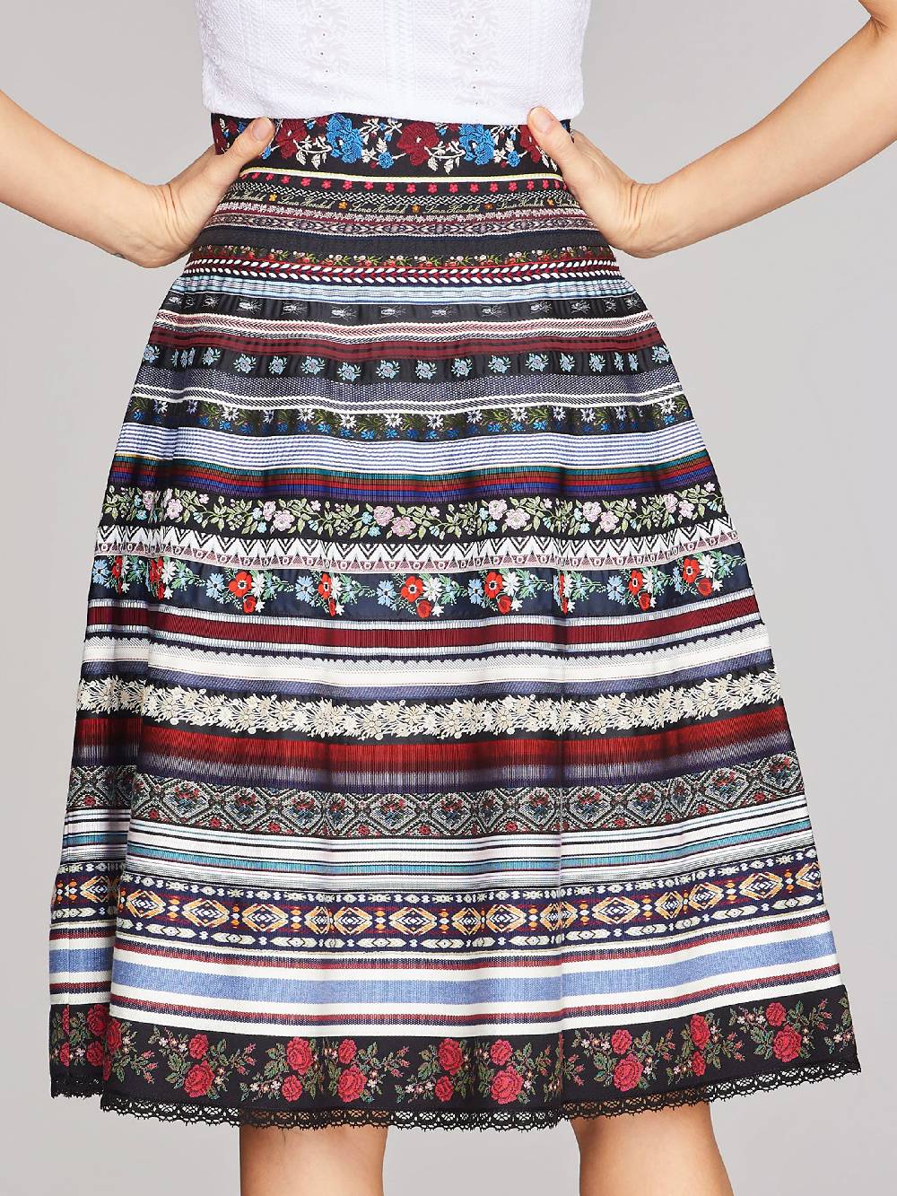 Limberry Dunkler Bänderrock - RIBBON SKIRT NIGHTSHADE Heißer Verkauf