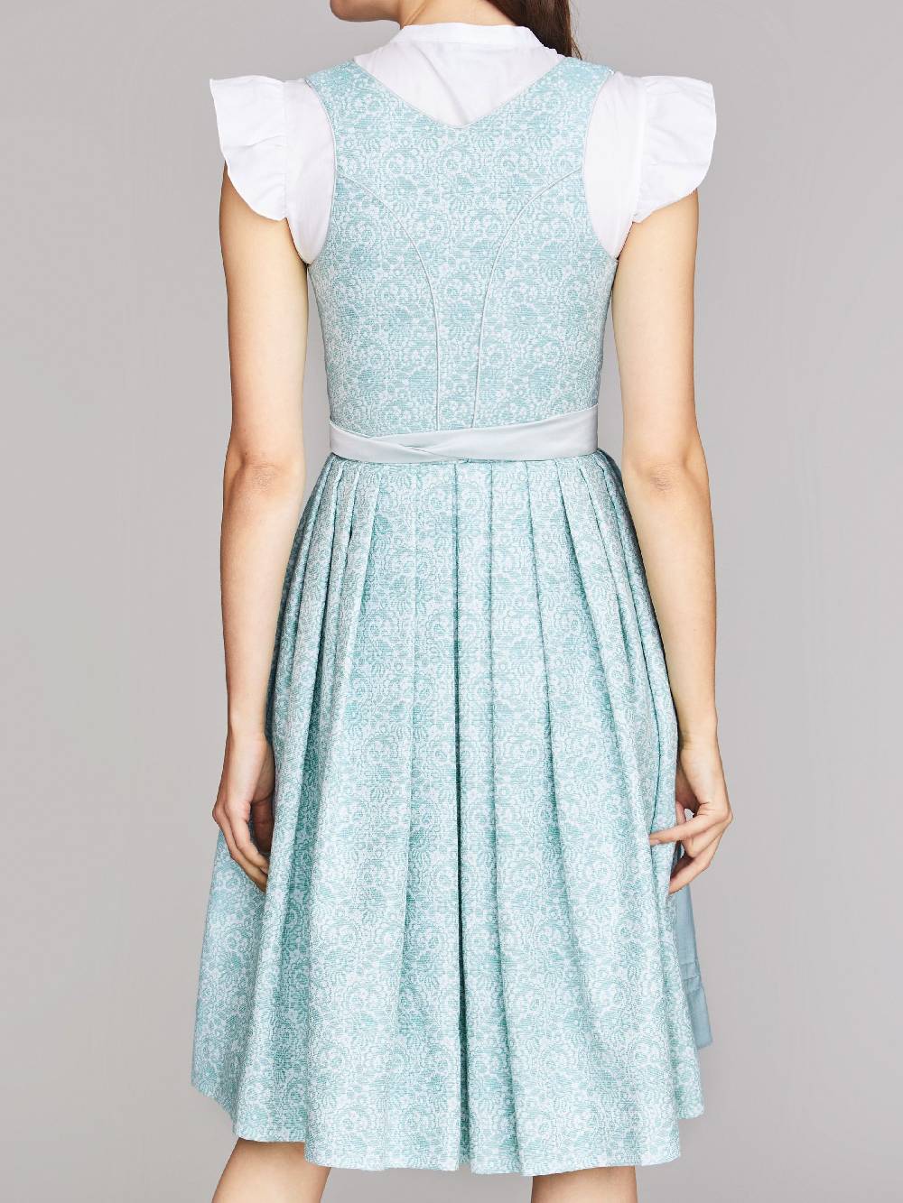 Limberry Türkis-farbenes Dirndl mit Blumenmuster - FIONA TÜRKIS Bestseller