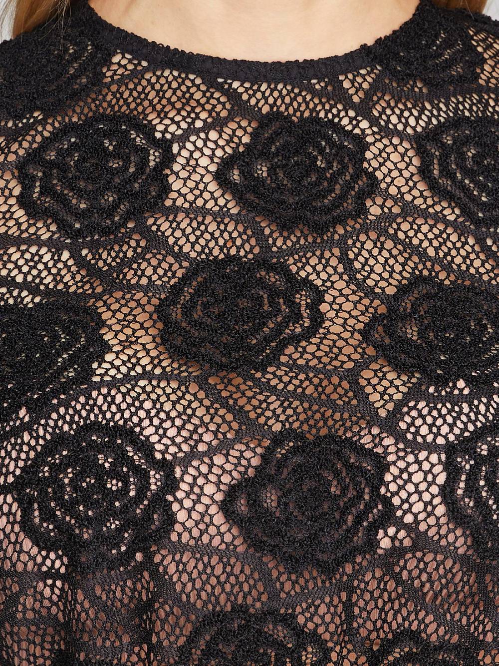 Limberry Schwarze hochgeschlossene Dirndlbluse - TIANA Räumungsverkauf