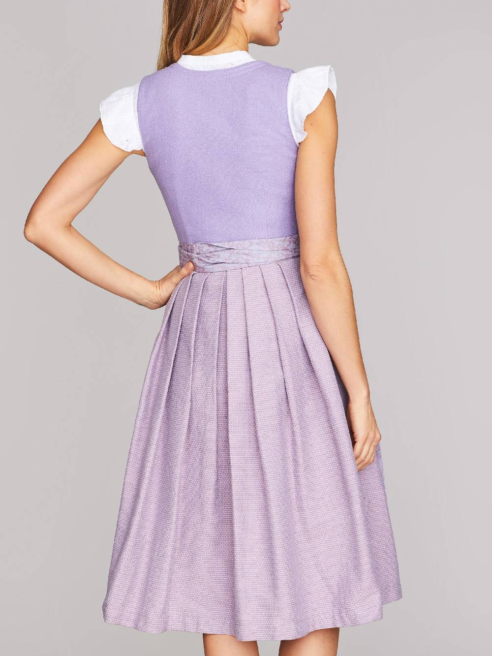Limberry Lavendel-farbenes Dirndl mit Schnursteppung - CLAIRE LAVENDER Angebote