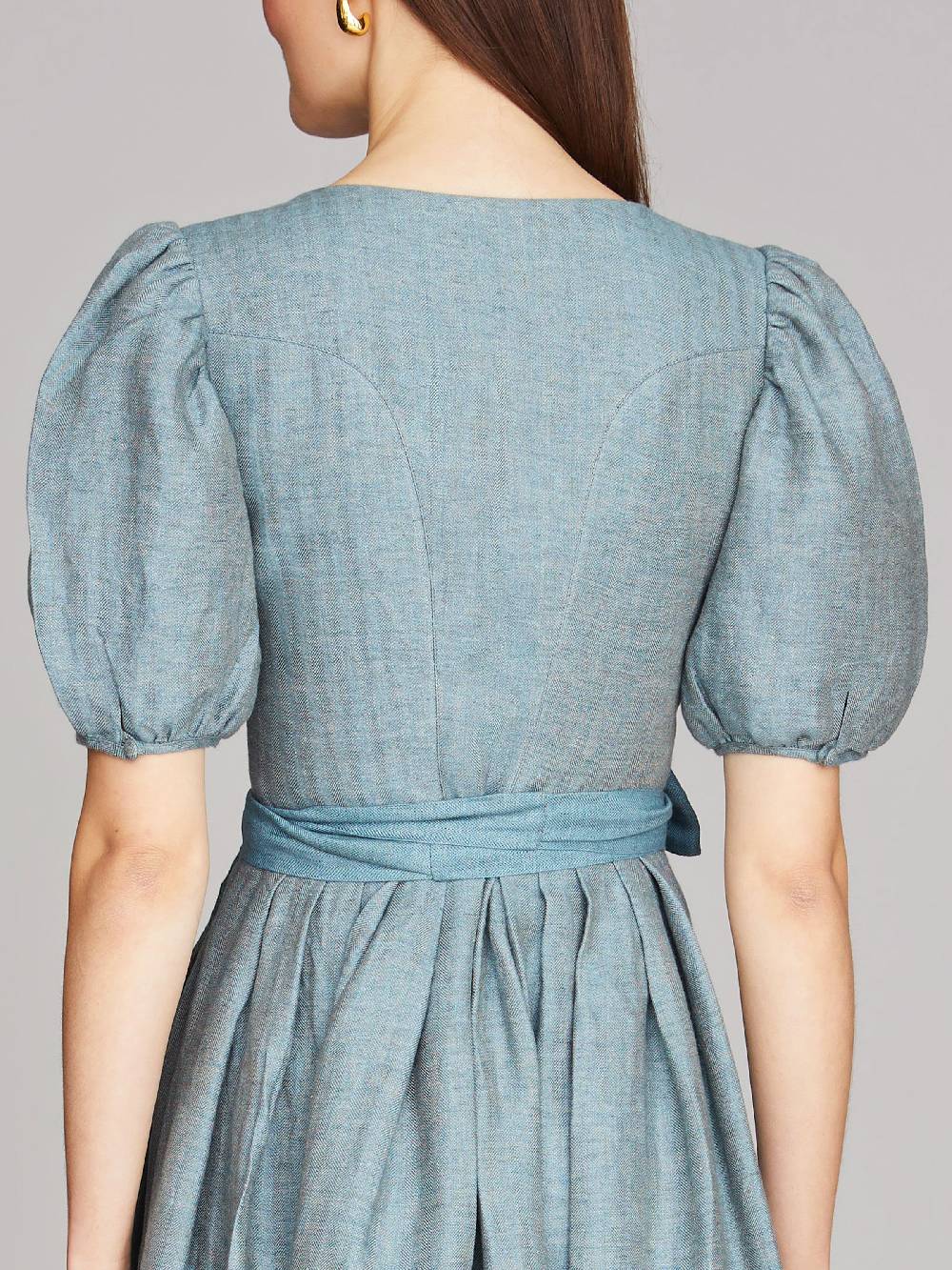 Limberry Blaues Dirndl mit Ärmeln - LINA ARONA BLUE Fabrik Onlineshop