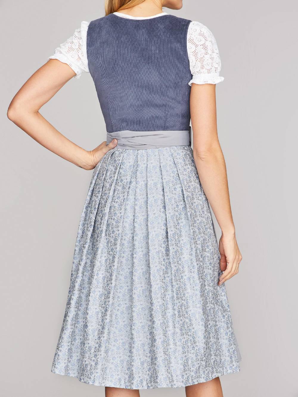 Limberry Indigo-Blaues Dirndl mit Cord-Mieder - CAMILLE INDIGO SKY Günstig kaufen